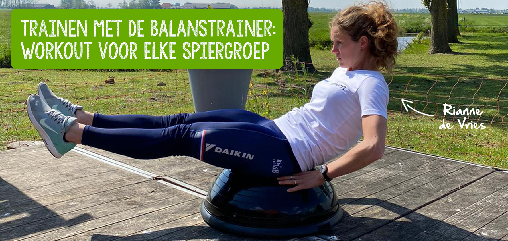 Trainen met de Balanstrainer workout voor elke spiergroep